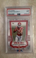 2017 Panini Patrick Mahomes II #104 card