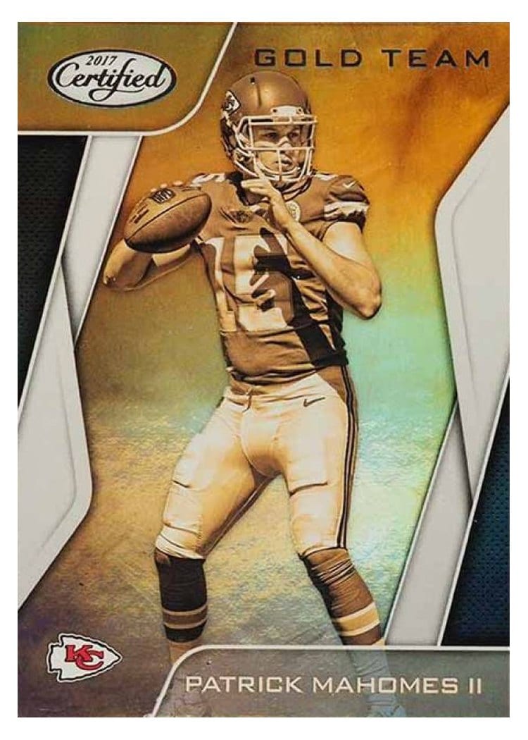 2017 Panini Certified Gold Team Patrick Mahomes II #GT-PM card