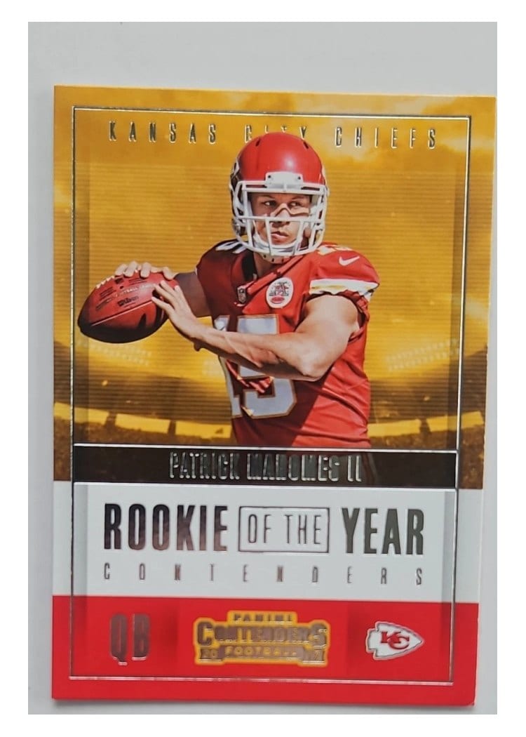 2017 Panini Contenders Rookie of the Year Contenders Patrick Mahomes II #RY-3 card