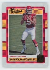 2017 Panini Donruss the Rookies Patrick Mahomes II #7 card