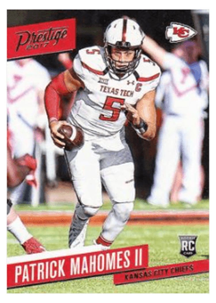 2017 Panini Prestige Base Set Patrick Mahomes II #232 card