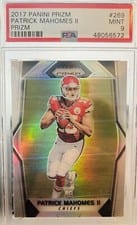 2017 Panini Prizm Patrick Mahomes II Silver Prizm #269 card