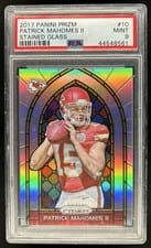 2017 Panini Prizm Stained Glass Patrick Mahomes II #10 card