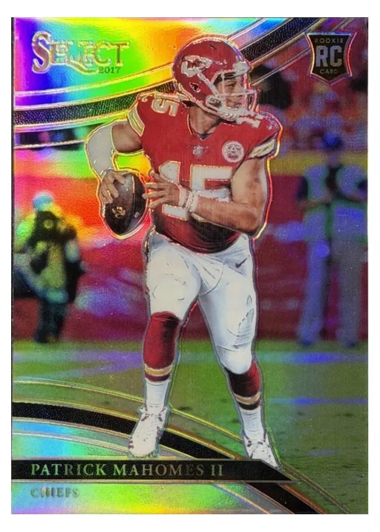 2017 Panini Select Base Set Patrick Mahomes II Silver Prizm #247