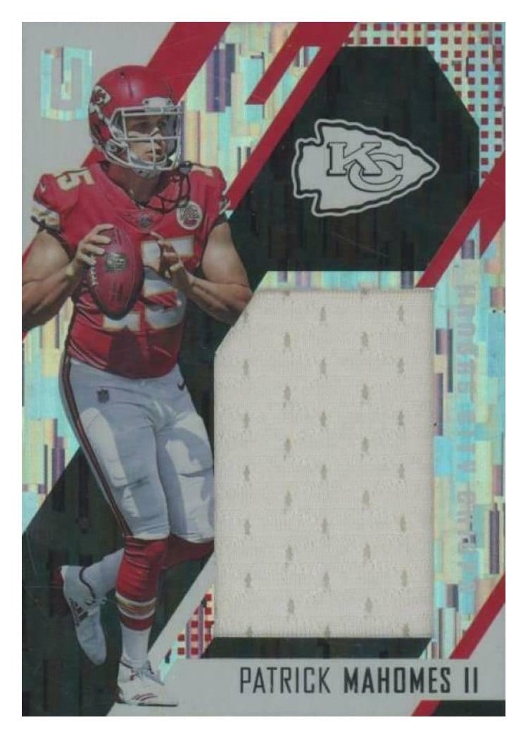 2017 Panini Unparalleled Rookie Stitches Patrick Mahomes II #RS-PM card