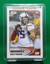 2017 Sage Hit Premier Draft Patrick Mahomes II #5 card