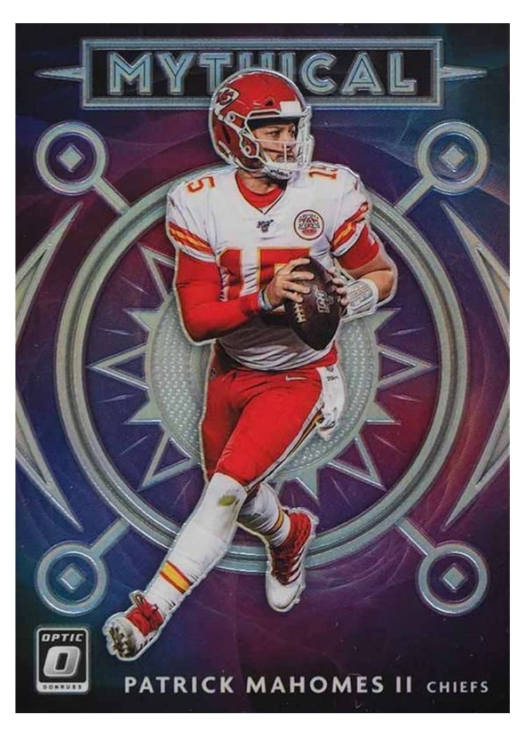 2020 Donruss Optic Mythical Patrick Mahomes II #1 card