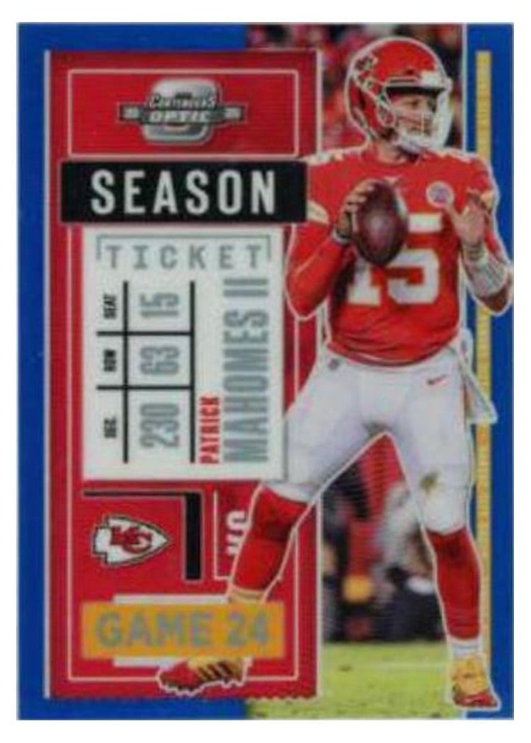 2020 Panini Contenders Optic Patrick Mahomes II #28 card
