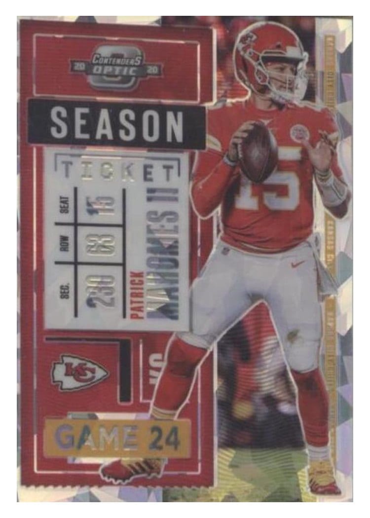 2020 Panini Contenders Optic Patrick Mahomes II #28 card