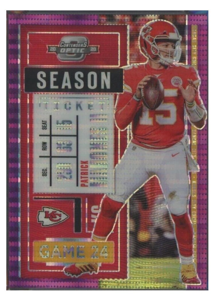 2020 Panini Contenders Optic Patrick Mahomes II #28 card