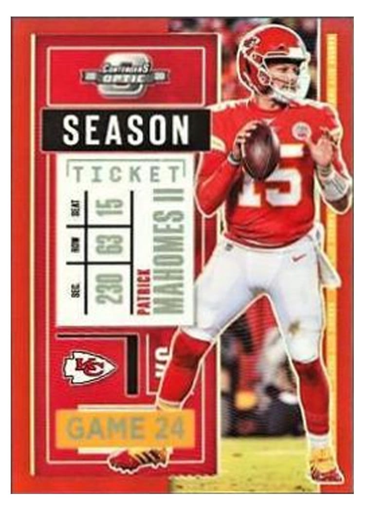 2020 Panini Contenders Optic Patrick Mahomes II #28 card