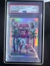 2020 Panini Donruss Optic Downtown Patrick Mahomes II #DT-29 card