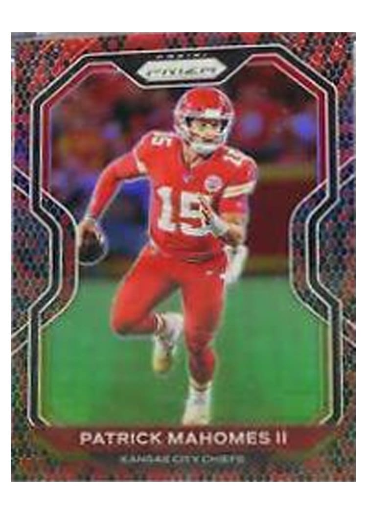 2020 Panini Prizm Patrick Mahomes II Snakeskin #124 card