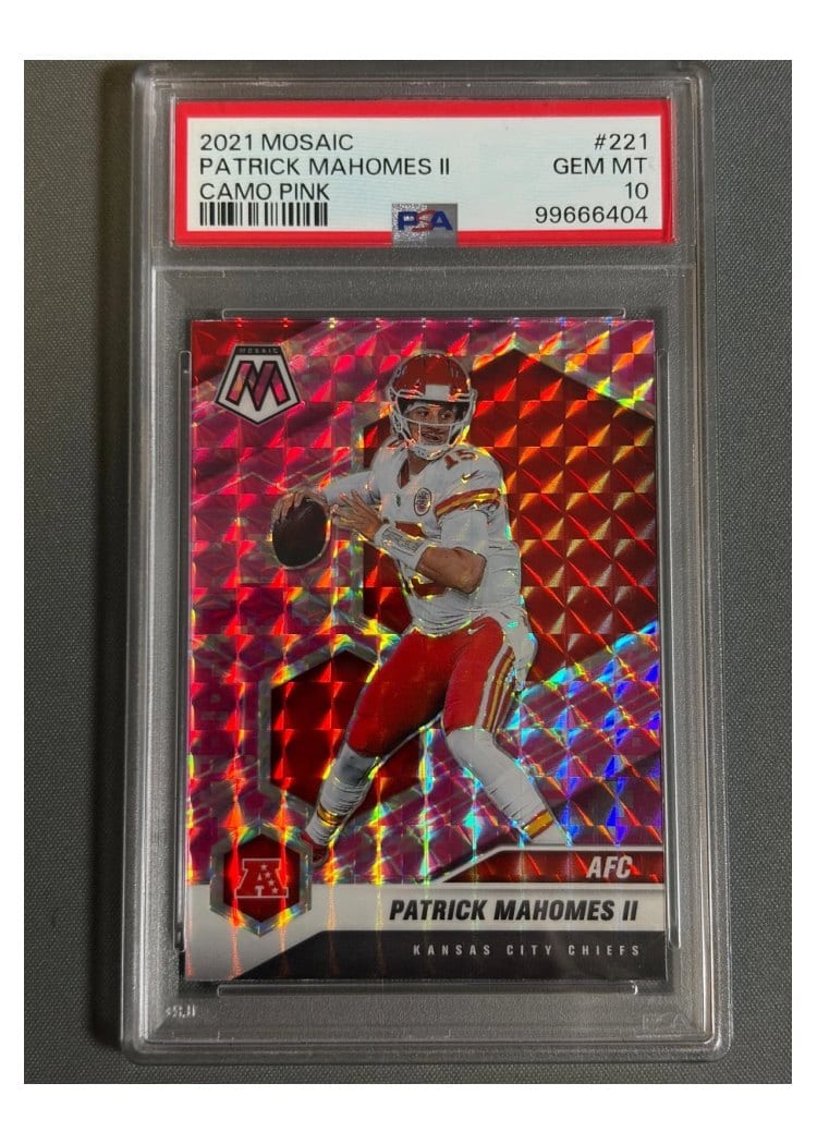 2021 Panini Mosaic Base Set Patrick Mahomes II #221 card