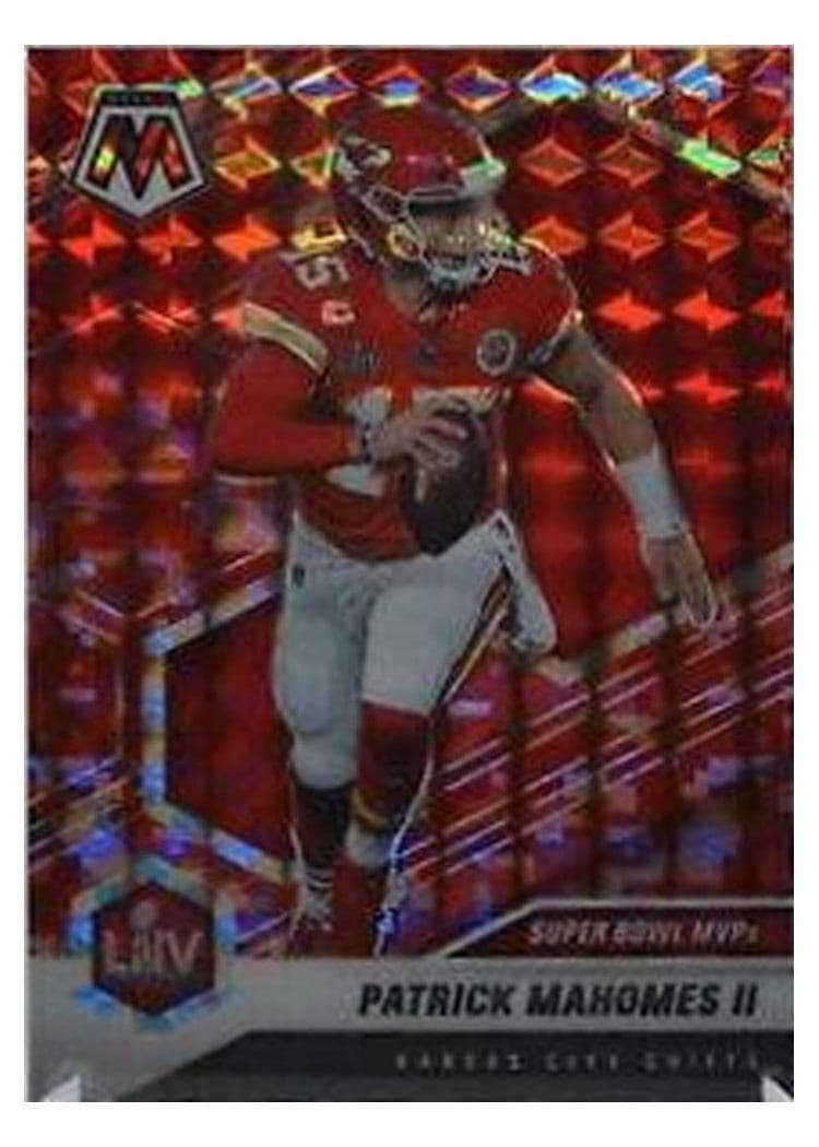 2021 Panini Mosaic Base Set Patrick Mahomes II Camo Red Mosaic #288 card