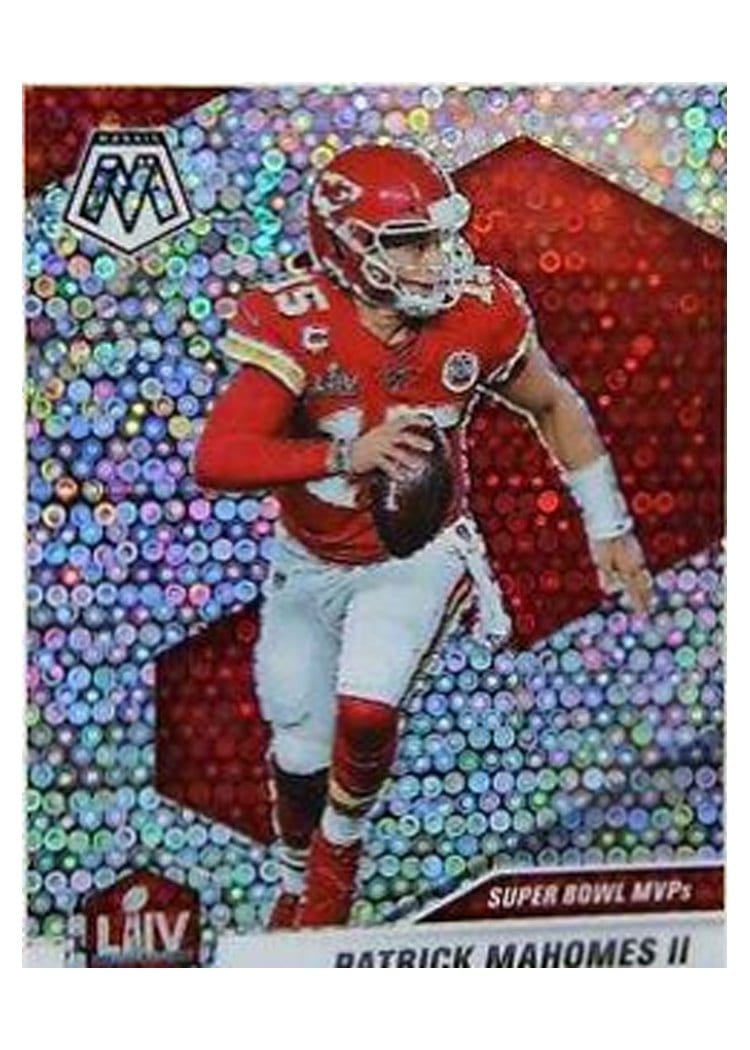 2021 Panini Mosaic Base Set Patrick Mahomes II No Huddle Silver Mosaic #288 card
