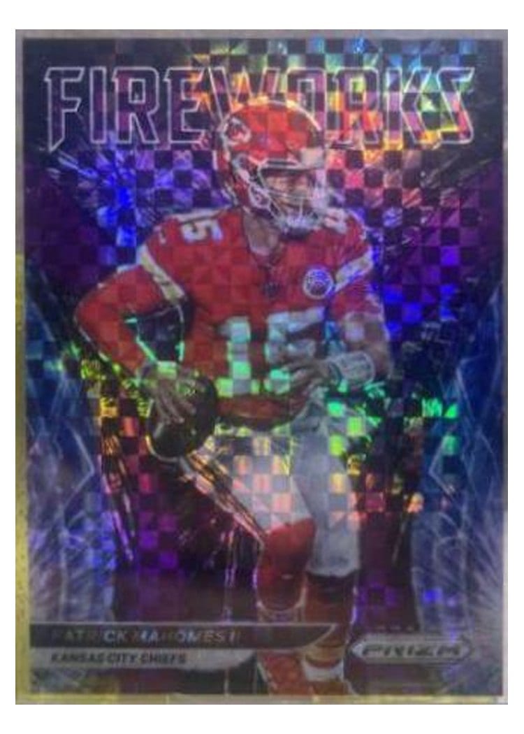2021 Panini Prizm Patrick Mahomes II Purple Prizm #190 card