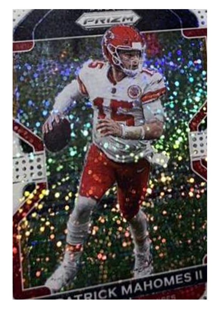 2021 Panini Prizm Patrick Mahomes II White Sparkle Prizm #190 card