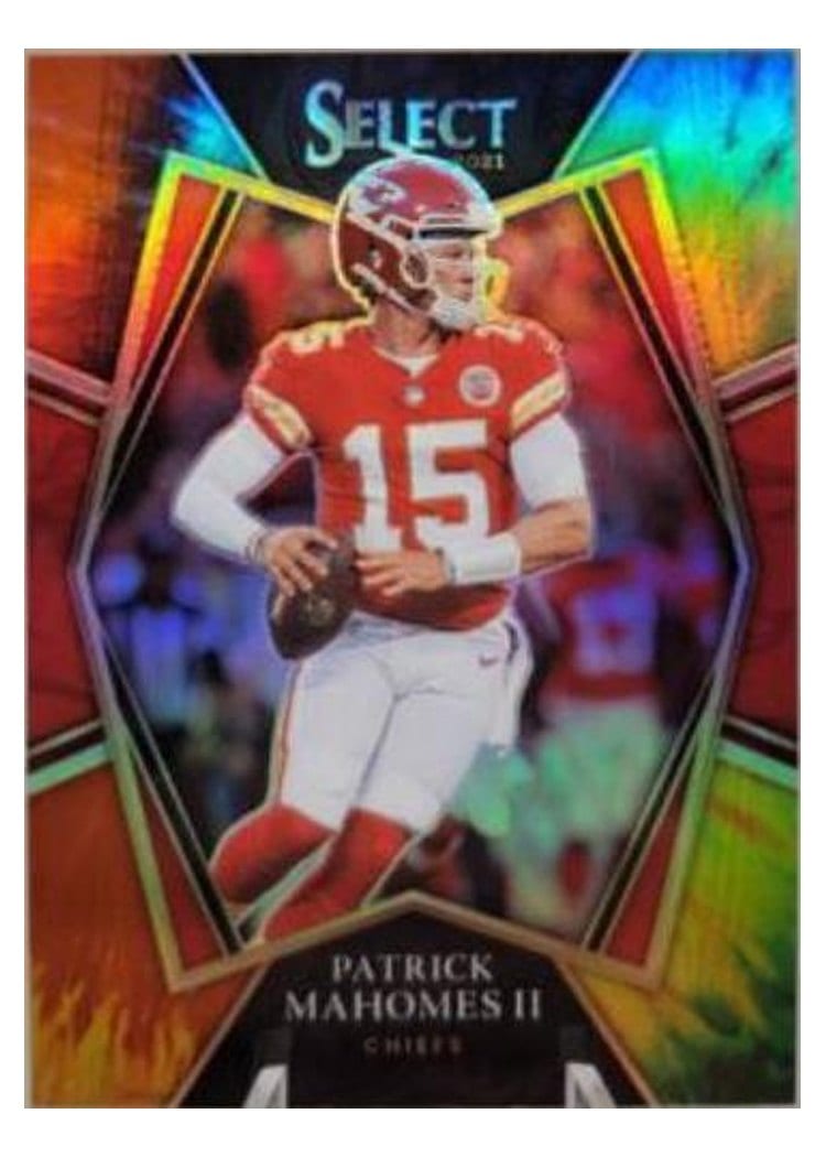 2021 Panini Select Patrick Mahomes II Tie Dye #102 card