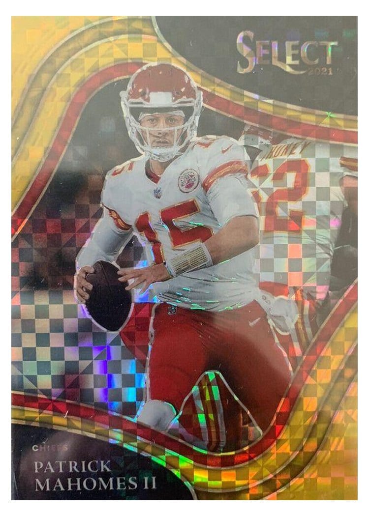 2021 Panini Select Base Set Patrick Mahomes II #302 card