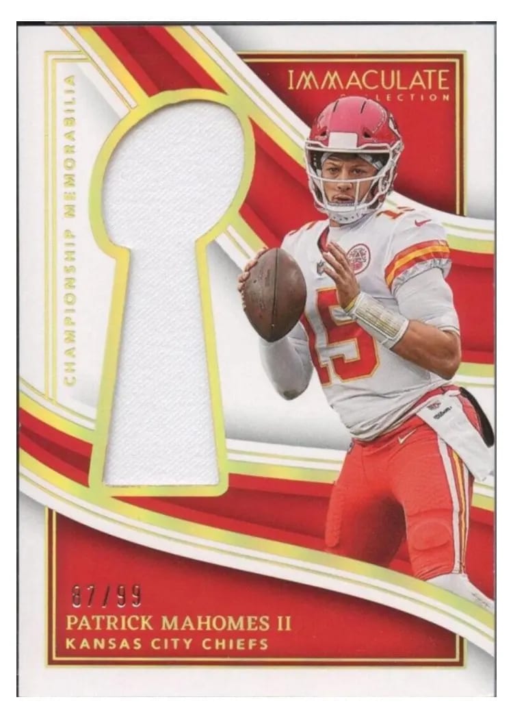 Patrick Mahomes II, 2023 Panini Immaculate Patch