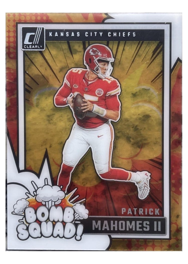 2024 Clearly Donruss Bomb Squad Patrick Mahomes II #10 card