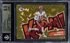 2024 Panini Absolute Kaboom Horizontal Patrick Mahomes II Gold #1 card