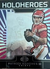 2024 Panini Illusions HoloHeroes Patrick Mahomes II #18 card