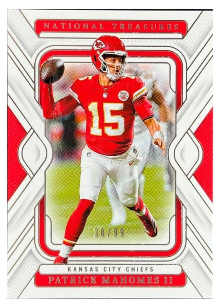 2024 Panini National Treasures Base Set Patrick Mahomes II #48 card