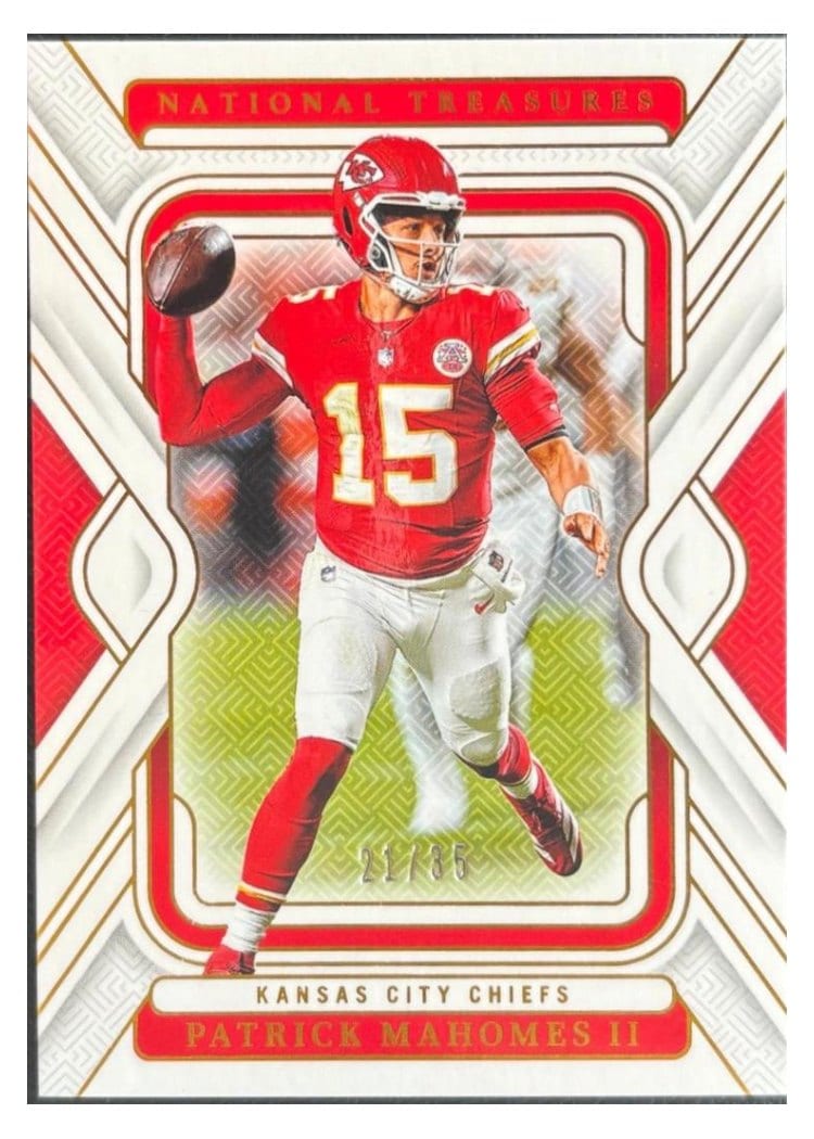 2024 Panini National Treasures Base Set Patrick Mahomes II #48 card