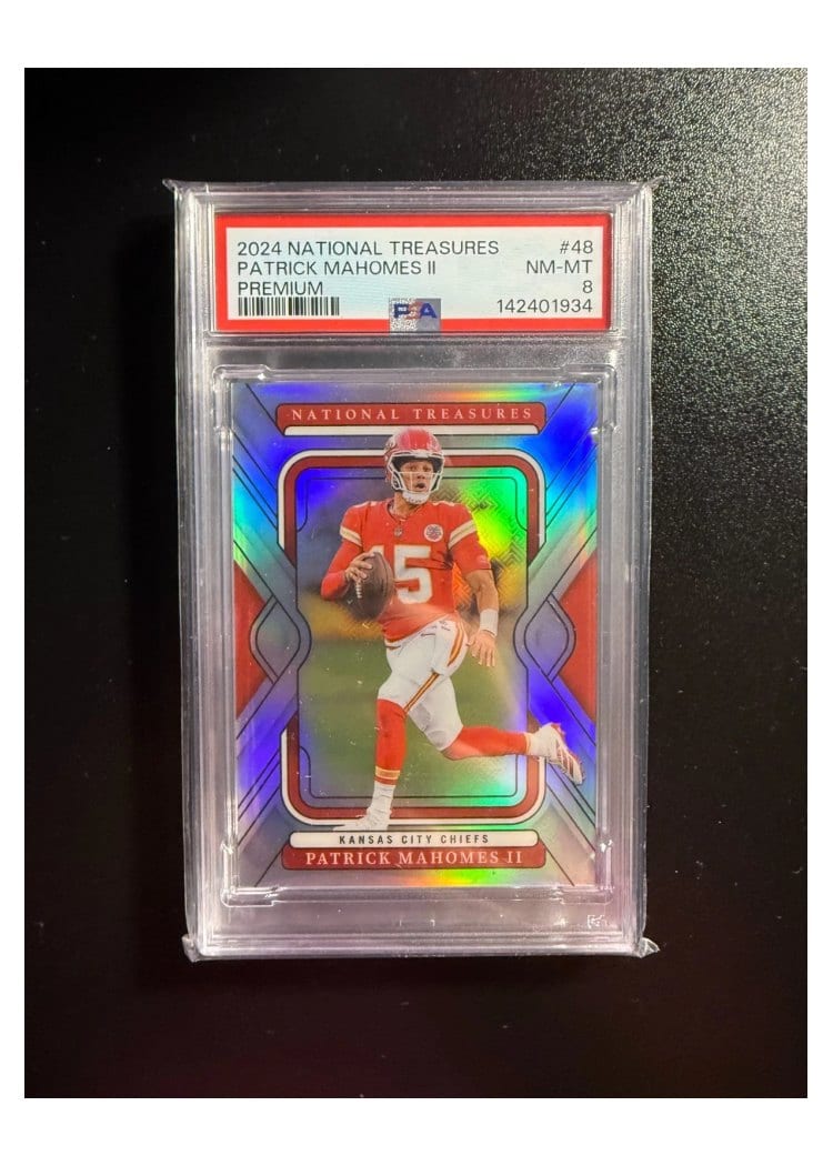 2024 Panini National Treasures Base Set Patrick Mahomes II #48 card