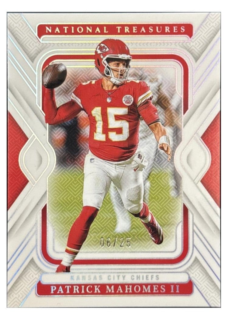 2024 Panini National Treasures Base Set Patrick Mahomes II #48 card