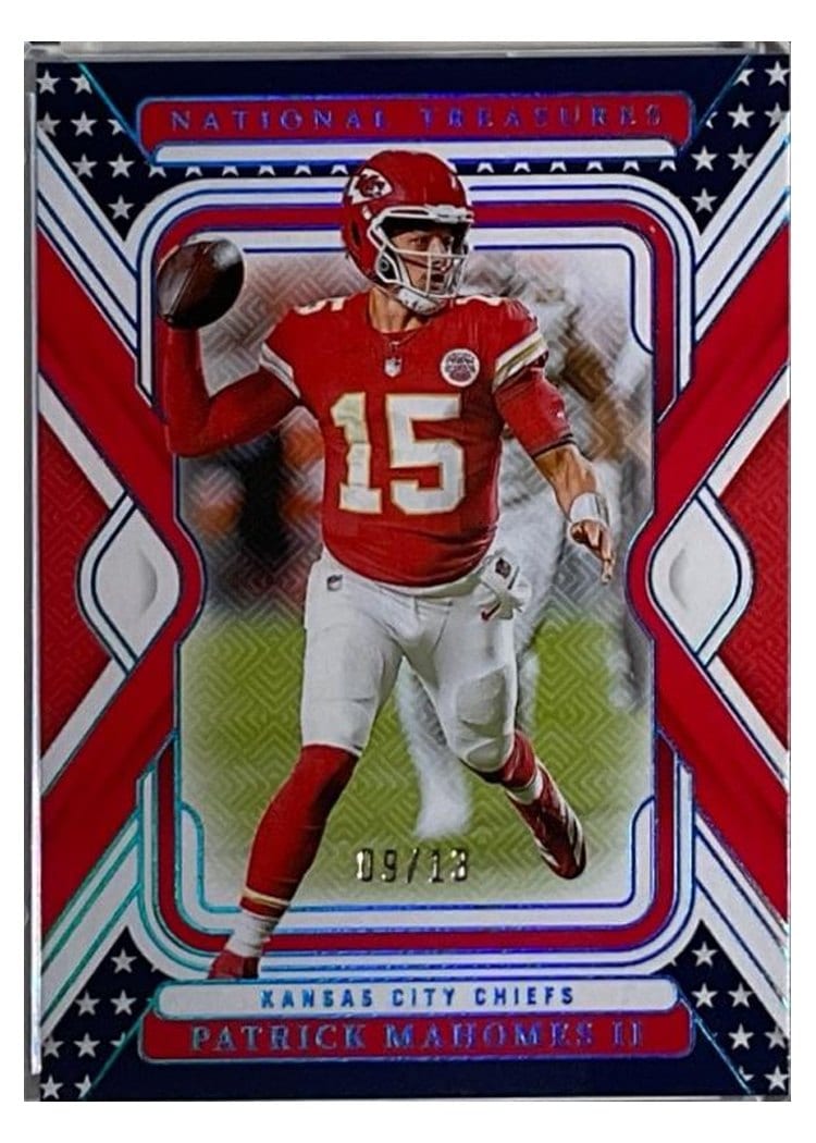 2024 Panini National Treasures Base Set Patrick Mahomes II #48 card