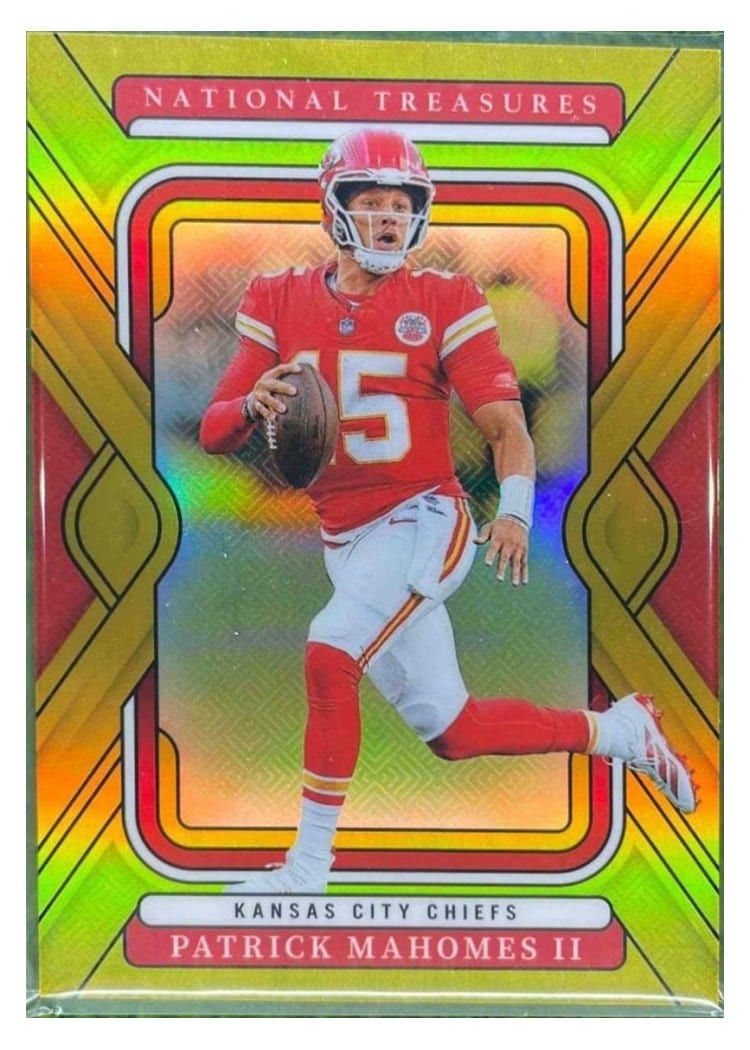2024 Panini National Treasures Base Set Patrick Mahomes II #48 card
