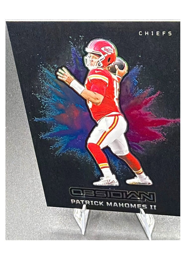2024 Panini Obsidian Black Color Blast Patrick Mahomes II #17 card