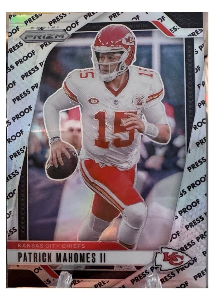2024 Panini Prizm Patrick Mahomes II Press Proof #138 card