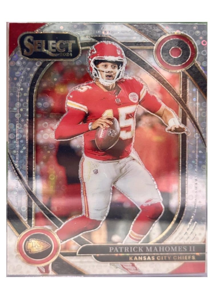 2024 Panini Select Base Set Patrick Mahomes II Black Disco Prizm #223 card
