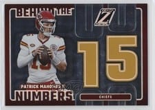 2024 Panini Zenith Behind The Numbers Patrick Mahomes II #9 card