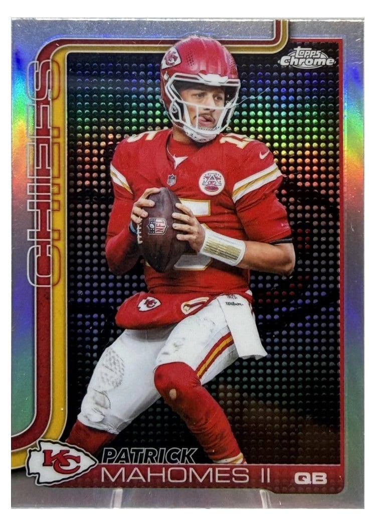 2025 Topps Chrome Base Set Patrick Mahomes II #148 card