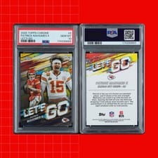 2025 Topps Chrome Let's Go Patrick Mahomes II #LG-5 card
