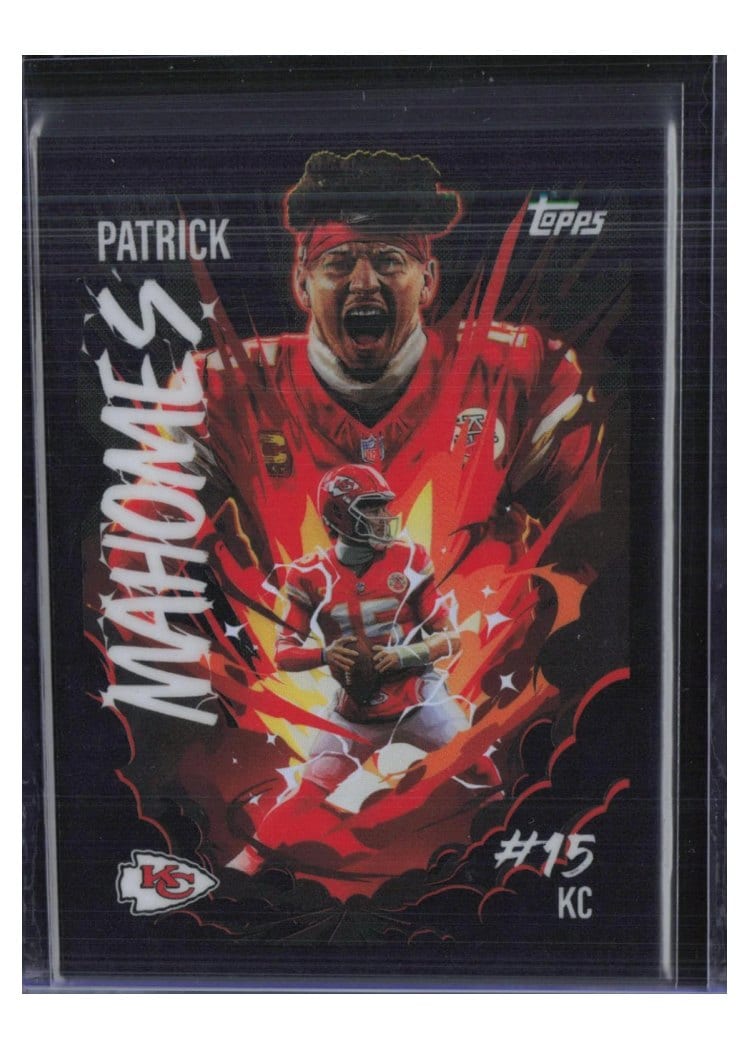 2025 Topps Chrome Ultra Violet Patrick Mahomes II #UV-15 card