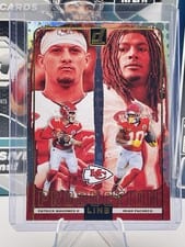 2024 Donruss Production Line Patrick Mahomes / Isiah Pacheco #11 card