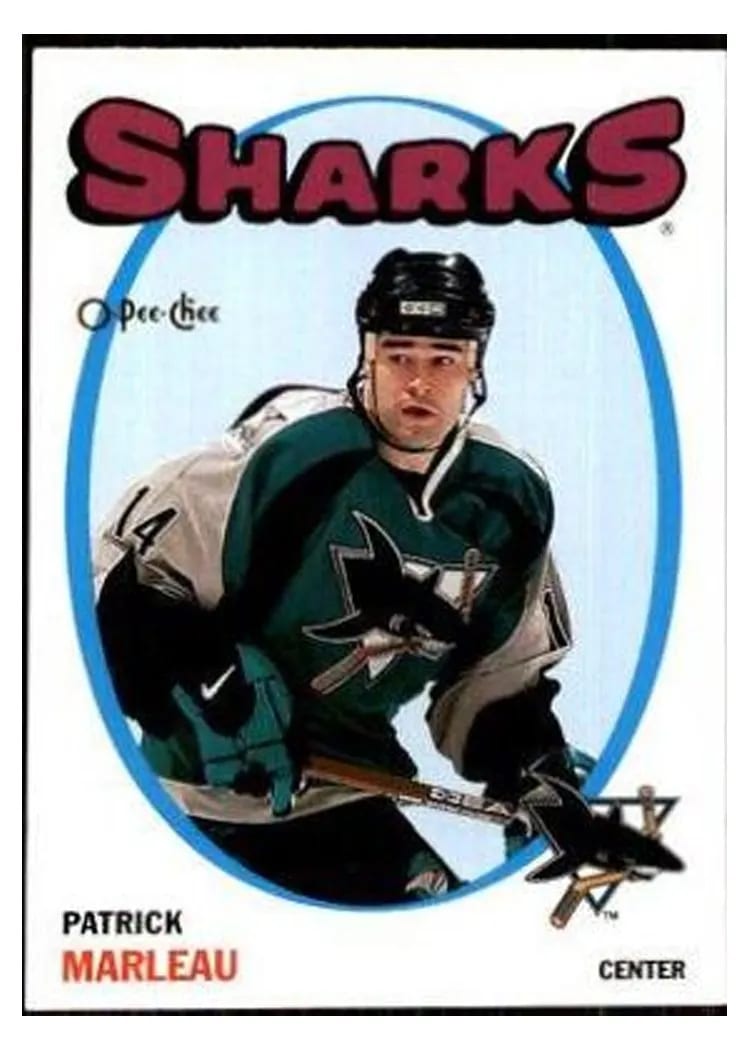 2001 O Pee Chee Patrick Marleau #9 card