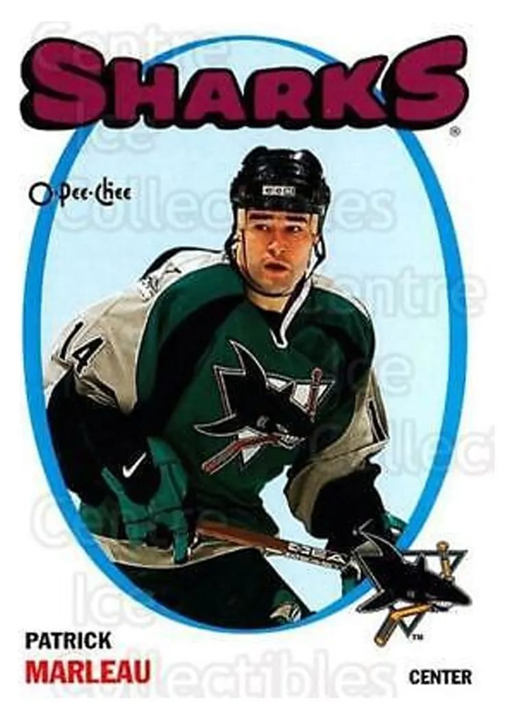 2001 O Pee Chee Patrick Marleau #9 card