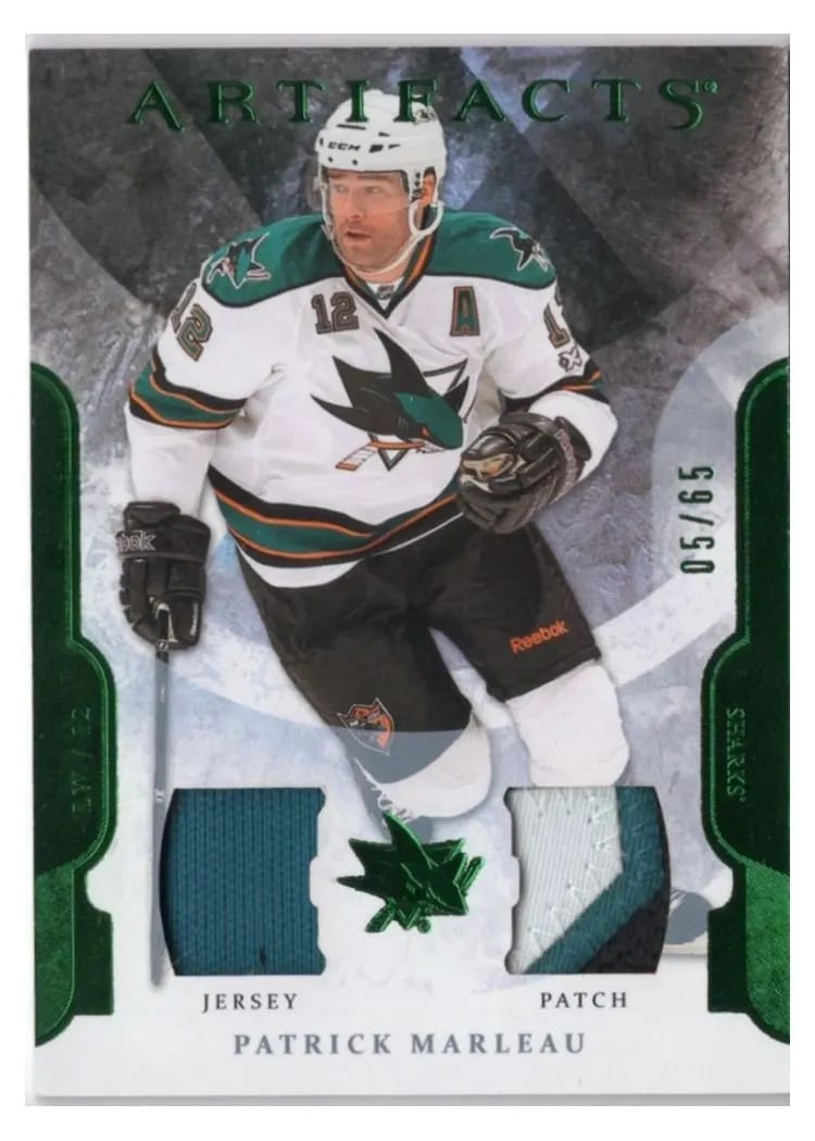 2011 Upper Deck Artifacts Patrick Marleau #12 card