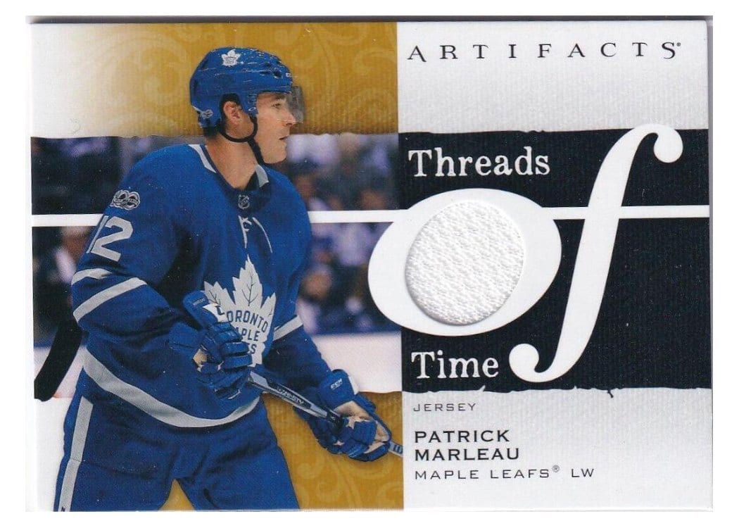 2021-22 Upper Deck Artifacts Threads of Time Patrick Marleau #TT-PM card