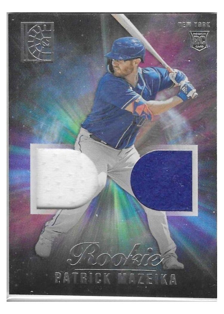 2022 Panini Capstone Rookie Dual Materials Patrick Mazeika #RDM-PM card