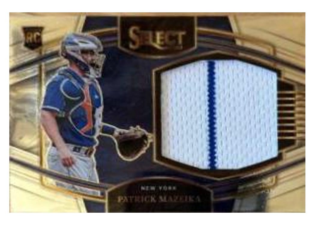 2022 Panini Select Horizontal Rookie Jumbo Swatch Patrick Mazeika #HRJS-PM card