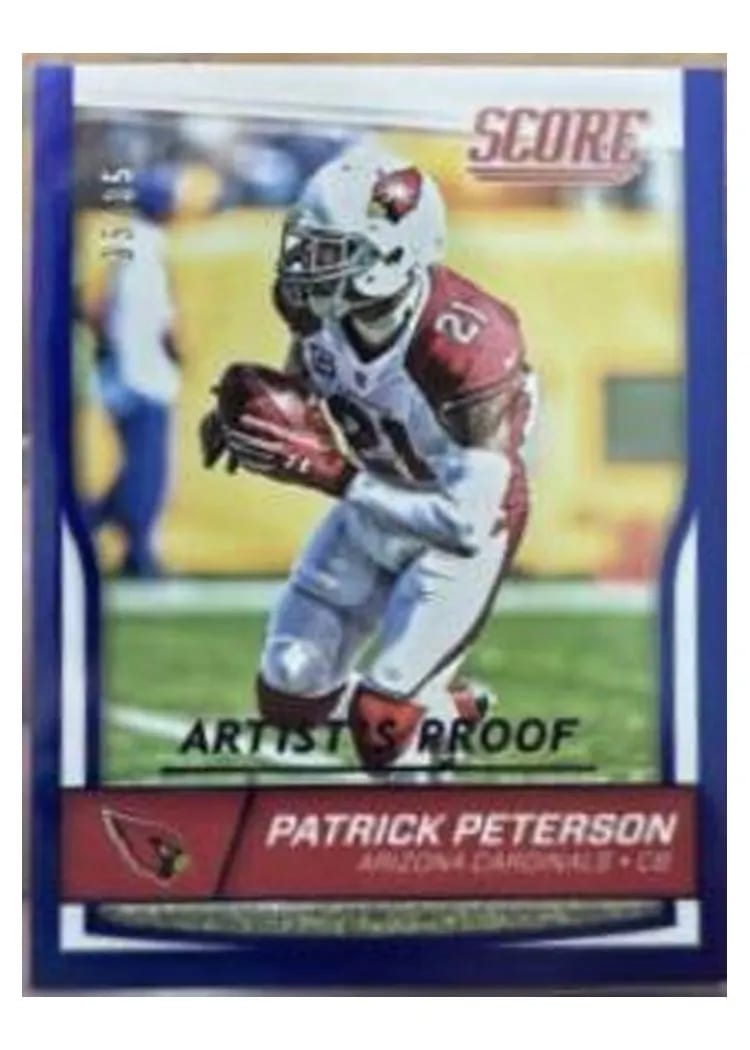 2016 Score Base Set Patrick Peterson #9 card