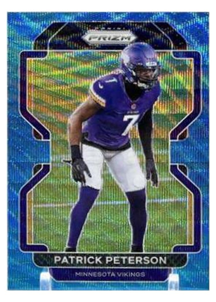 2021 Panini Prizm Base Set Patrick Peterson Blue Wave Prizm #132 card